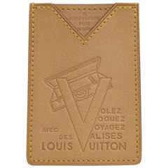 Louis Vuitton Lim. Ed. Card holder Volez, Voguez, Voyagez Avec Des  Valises at 1stDibs