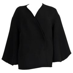 JIL SANDER chaqueta negra de lana 2022 BALLOON SLEEVE 38 M