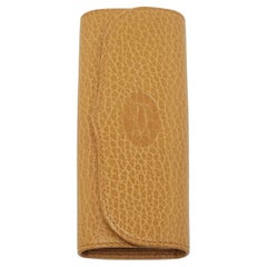 Cartier Tan Leather 4 Key Holder