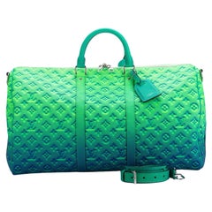 Louis Vuitton Illusion Leder Keepall 50 Neu in Box, Illusion, Leder
