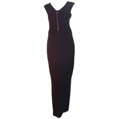 Amanda Wakeley Long Chocolate Brown Dress