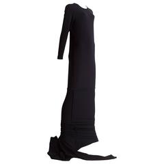Comme des Garcons 'Punk Chic' black knitted dress, circa 1991 5