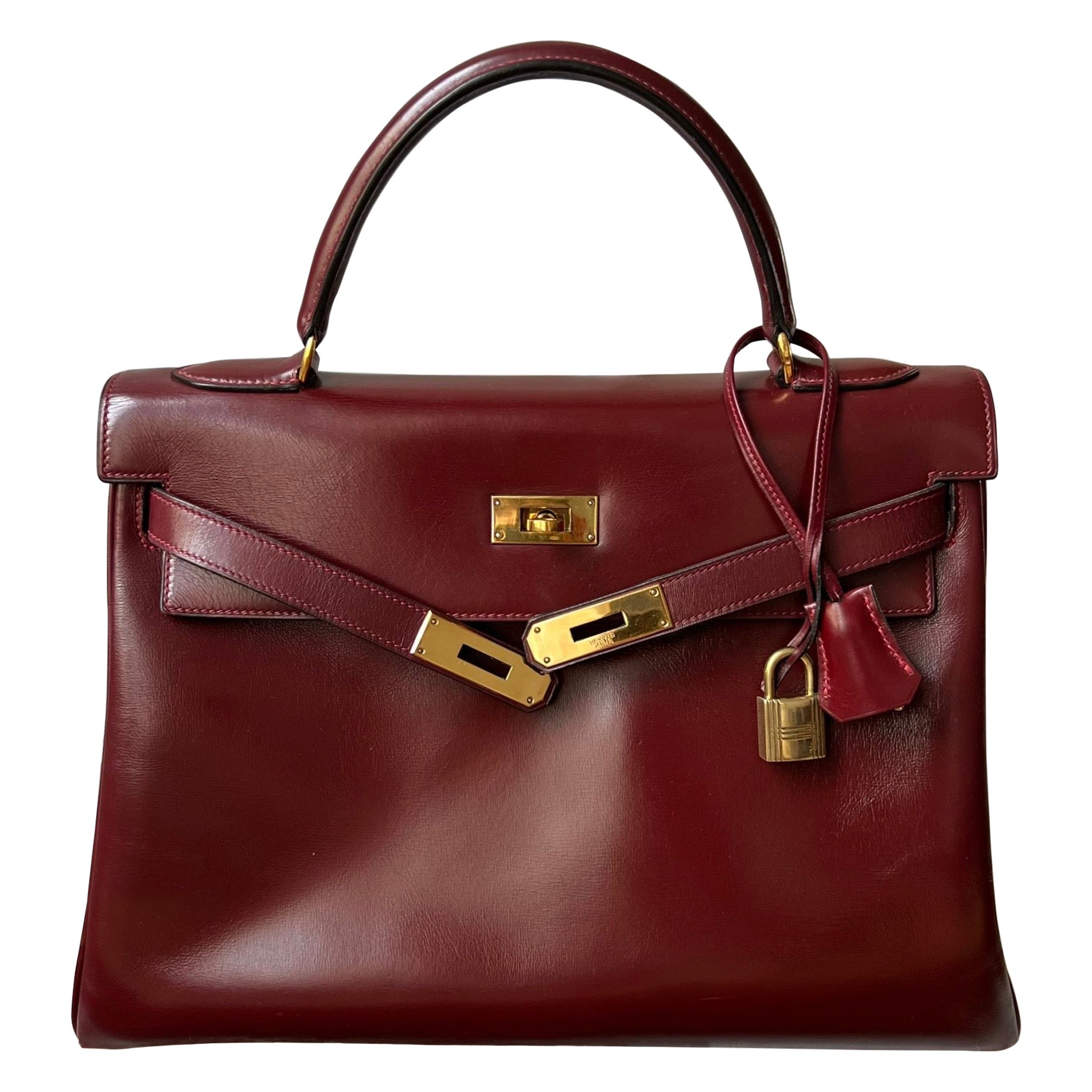 Hermes kelly box calf leather hotsell