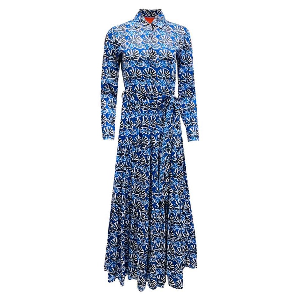 La Double J Cotton Printed Shirt Dress For Sale