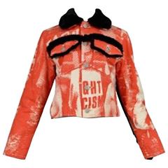 Jean Paul Gaultier Fight Racism Jacket