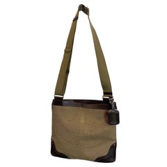 Prada Canapa shoulder bag in canvas with logo