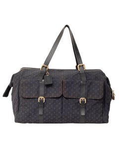 Borsa a spalla Louis Vuitton Cludine GM Mini Lin Blu
