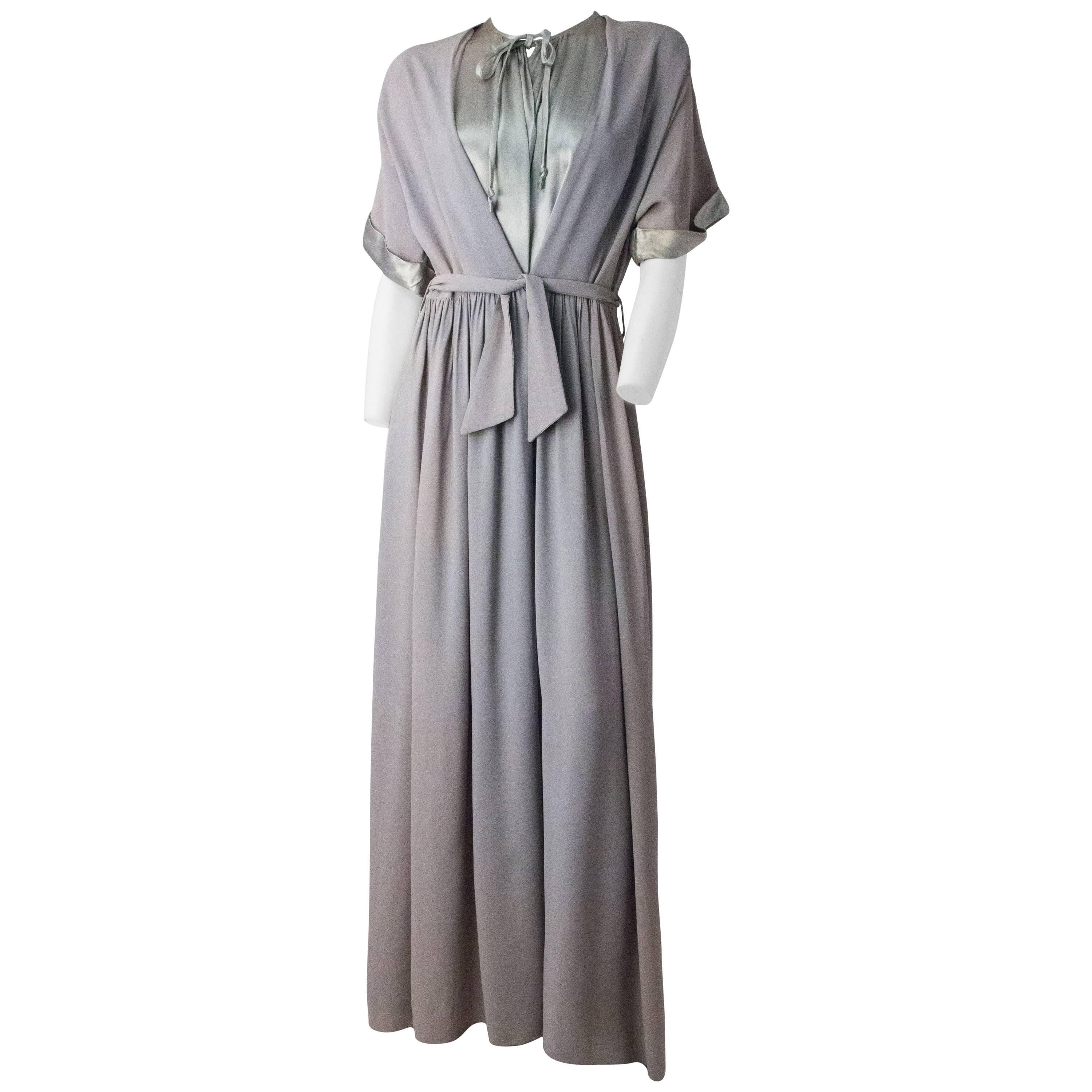30s Silk House Gown