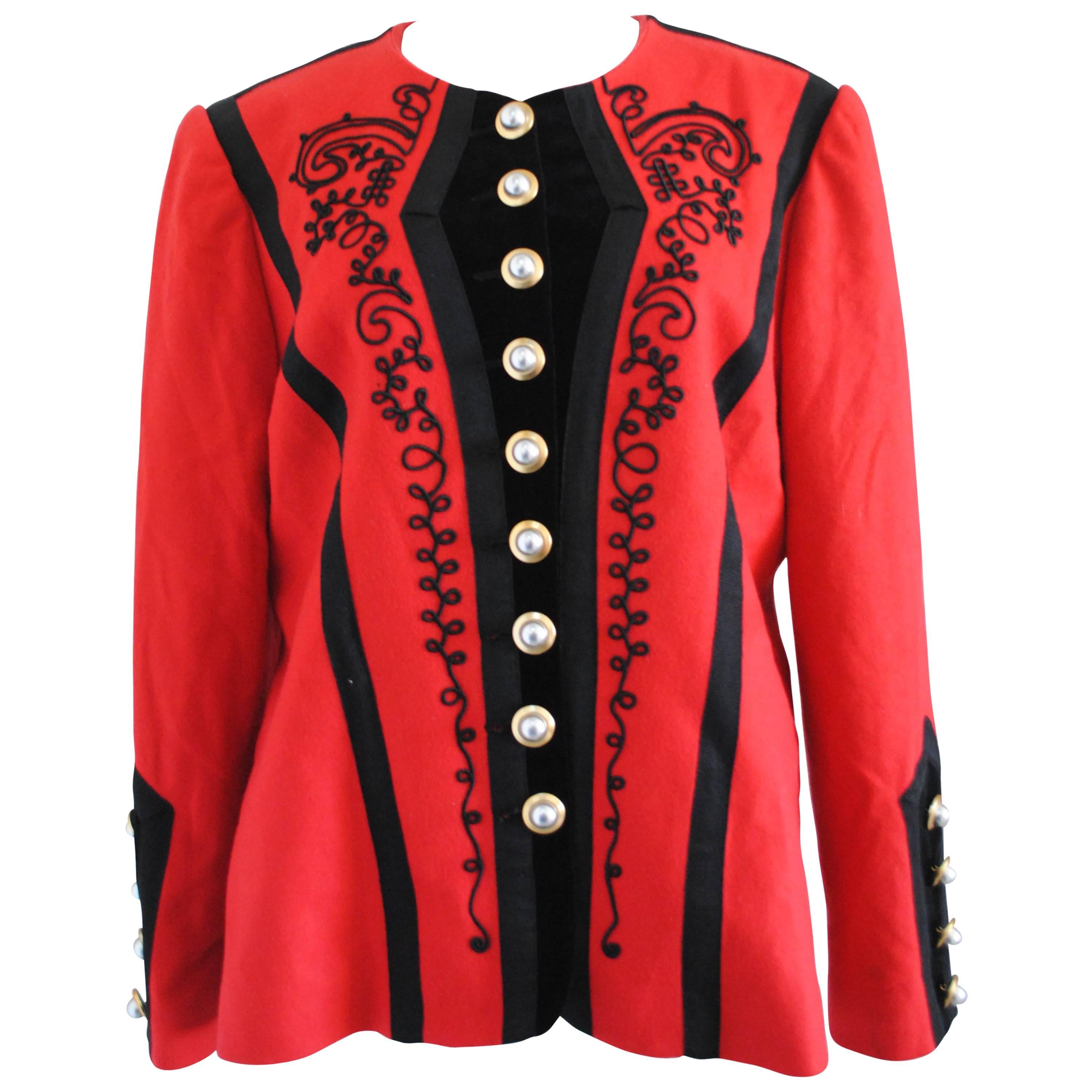 Martha's Collection red jacket  For Sale