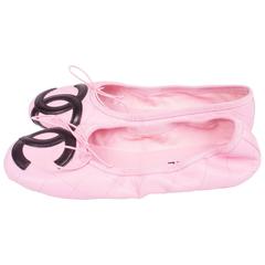Chanel Ballerina Flats Cambon - pink/black 