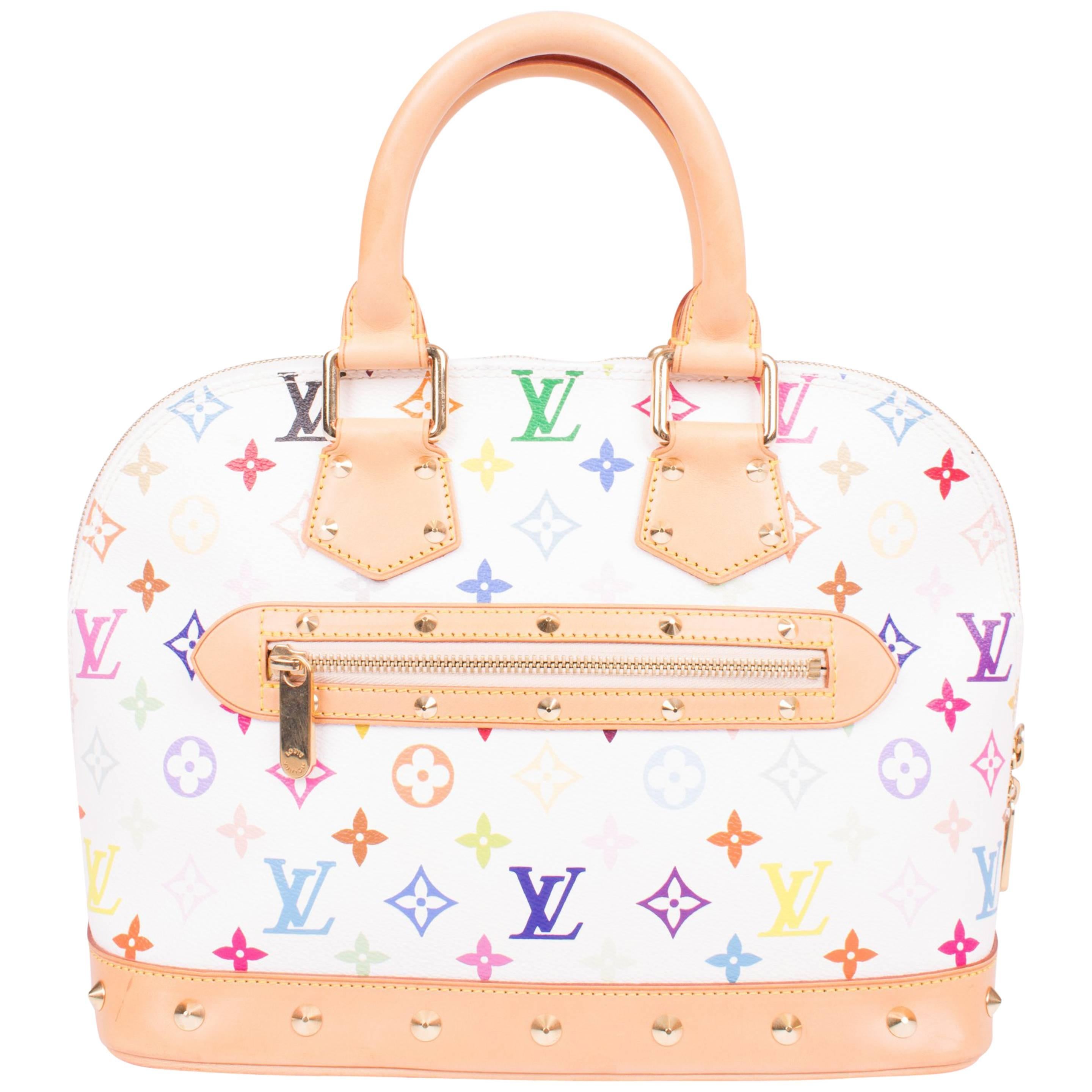 Louis Vuitton Alma PM Monogram Multicolore Rainbow Canvas