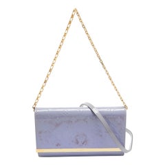 Louis Vuitton Lilac Monogram Vernis Ana Clutch Bag