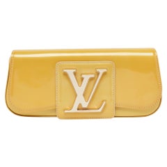 Louis Vuitton Vert Impression Patent Leather Sobe Clutch