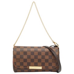 Louis Vuitton Damier Ebene Canvas Favorite PM Bag
