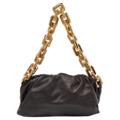Bottega Veneta Brown Leather The Chain Pouch Bag