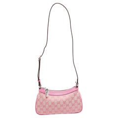 Gucci x Palace Pink GG-P Canvas Half-Moon Mini Bag