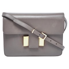 Tom Ford Borsa a tracolla Sienna in pelle grigia