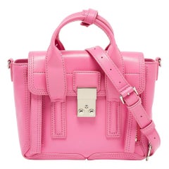 3.1 Phillip Lim Rosa Mini Pashli Umhängetasche aus Leder