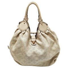 Louis Vuitton Lin Monogram Mahina Leather L Bag