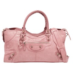 Balenciaga Pink Leather RH Part Time Tote