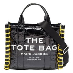 Marc Jacobs Black/Yellow Tarp Medium The Tote Bag