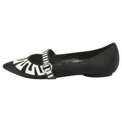 Louis Vuitton Ballerine con Fibbia in Raso Nero Taglia 37