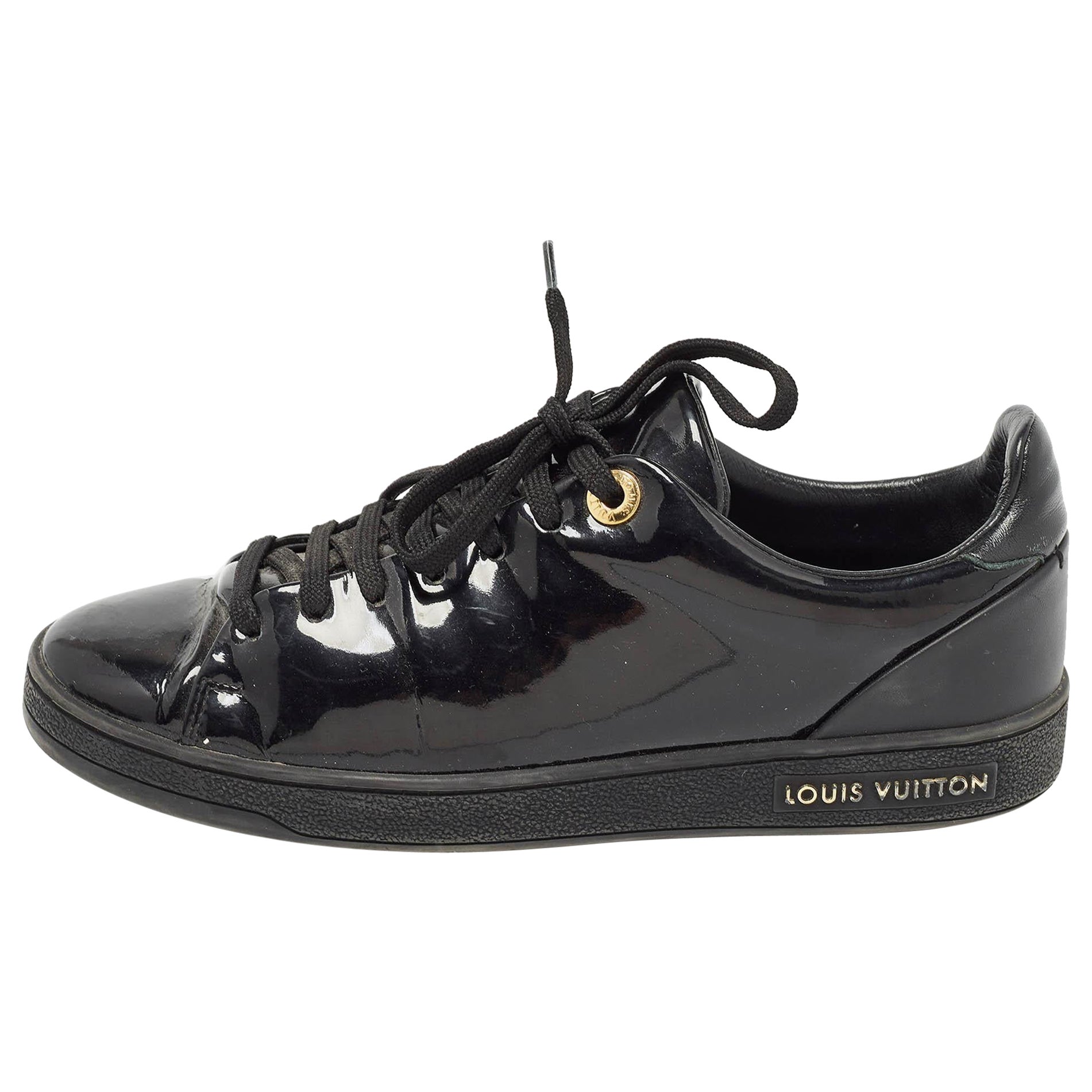 Schwarze Lackfront von Louis Vuitton in Schwarz  Sneakers Größe 35
