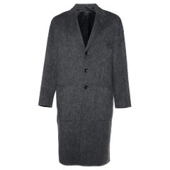 Joseph Kinsford Manteau gris graphite double alpaga XL