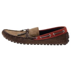 Louis Vuitton - Mocassins Arizona en daim multicolore, taille 42