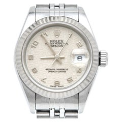 Rolex Ivory Jubilee 18k Gold Stainless Steel 79174 Women's Wristwatch 26 mm