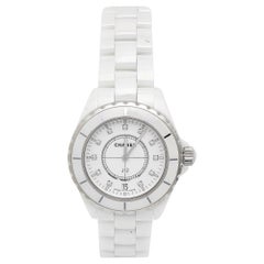 Chanel Diamond Ceramic Stainless Steel  J12 H2125 Women's Wristwatch 38 mm