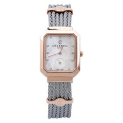 Charriol Mother of Pearl Diamond St-Tropez STREP.560.001 Women Wristwatch26 mm