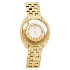 Versace White Yellow Gold Plated Spirit 86Q70D002S070 Women's Wristwatch 39 mm