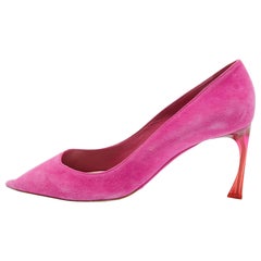 Dior Pink Suede Dioressence Pumps Size 41