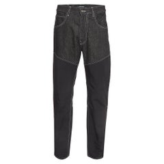 Jacquemus Black Denim Le de Nîmes Meunier Wide-Leg Jeans S Waist 29"