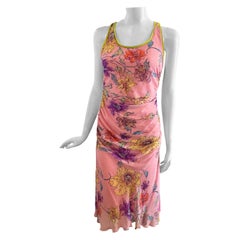 Y2K Ungaro Fever Pink Mesh Dress