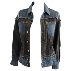 Moschino Couture Colorblock Denim Jacket