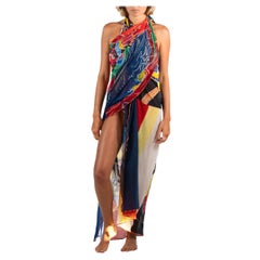 Vintage 1990S Jean Paul Gaultier Multicolor Mesh