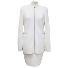 Gianfranco Ferre Cream Wool Two Piece 1