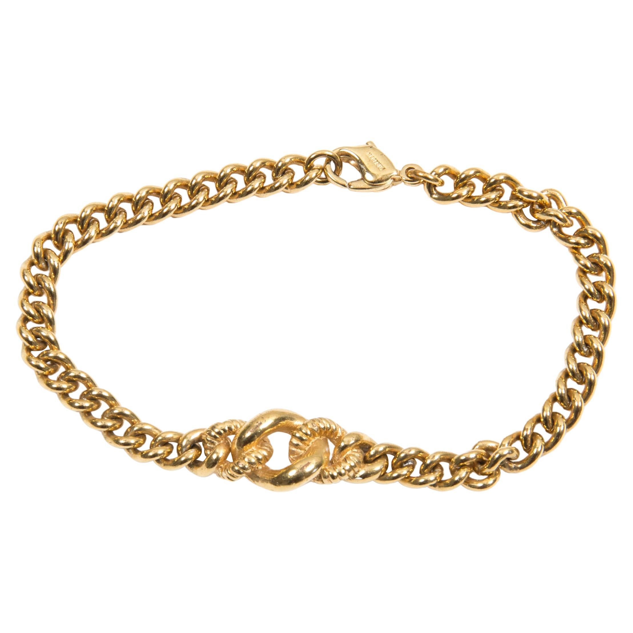 Christian Dior Gold-Tone Chain Bracelet
