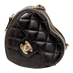 Borsa atracolla Chanel Corazón Mini Timeless Nero