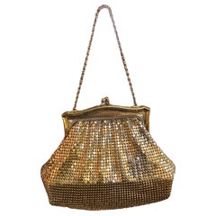 1950’s Whiting & Davis Gold Chainmail Evening Purse