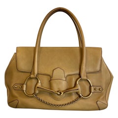 Maxi bolso de piel Gucci Horsebit
