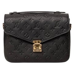Borsa A Mano Louis Vuitton Pochette Métis Empreinte Nera