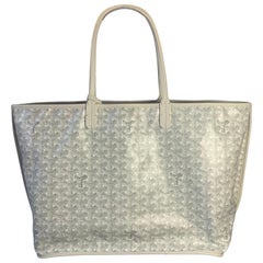 Goyard Anjou PM Medium Tote White Reversible Leather Lining