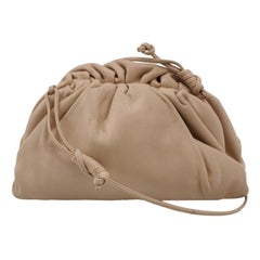 Bottega Veneta Pouch Mini Beige Nude Color Leather