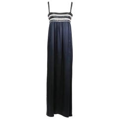 Yves Saint Laurent Haute Couture Beaded Sequin Dress 1980s