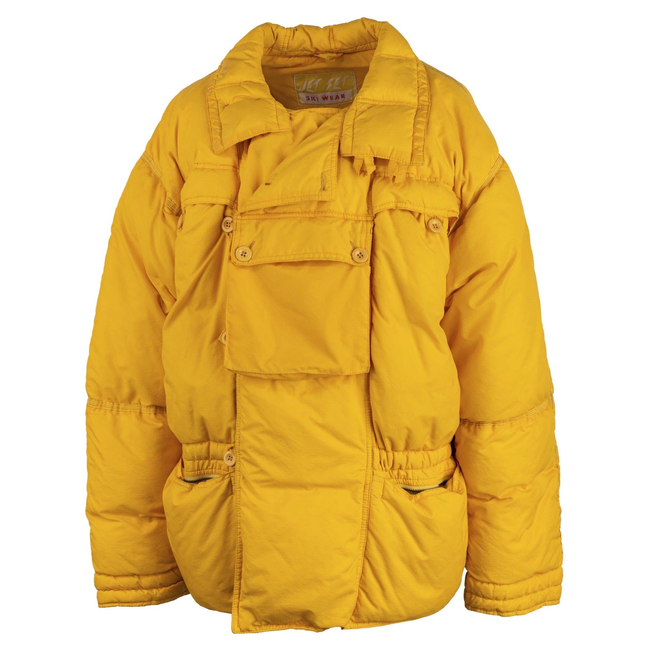 Jet Set Yellow Down Jacket - '00s