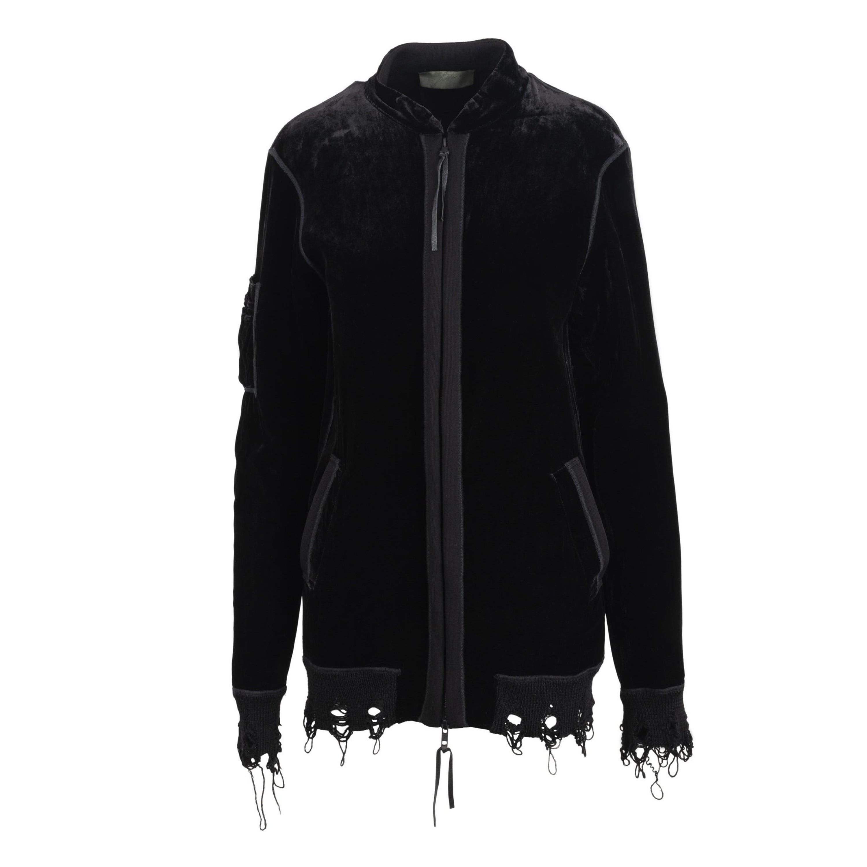 Black Destroyed Sweatshirt - '10s For Sale