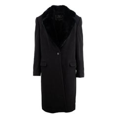 Unconditional London Black Overcoat - '00s